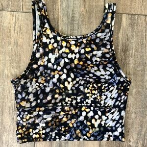 Lululemon Power Pivot Tank Women's Size 4-6 Metropolis Glow Multi Color Cropped.